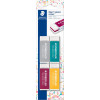photo - Lot de 4 gommes - Plastique - Assortiment de couleurs - Staedtler - Mars Plastic Colour