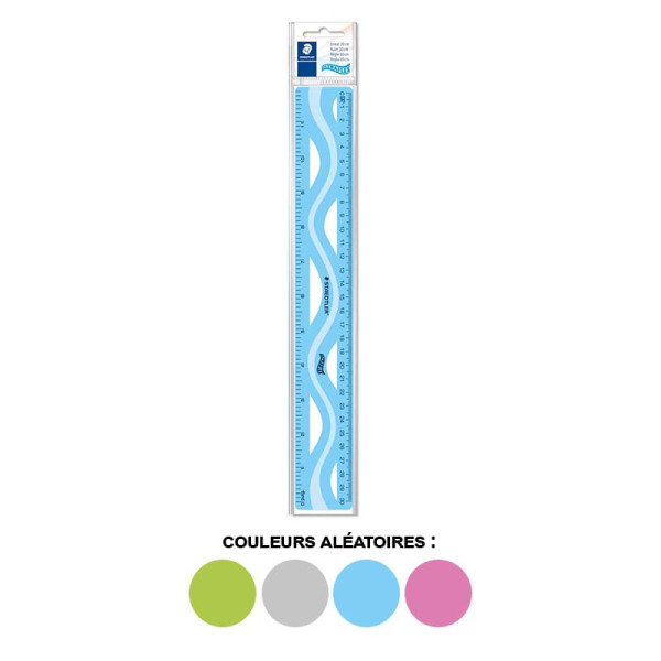 Règle - Plate - 30 cm - Plastique - Incassable - Staedtler - Ultraflex