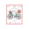 photo-Kit broderie - Bicyclette - DMC - Toile, aiguille et fils - Niveau avancé