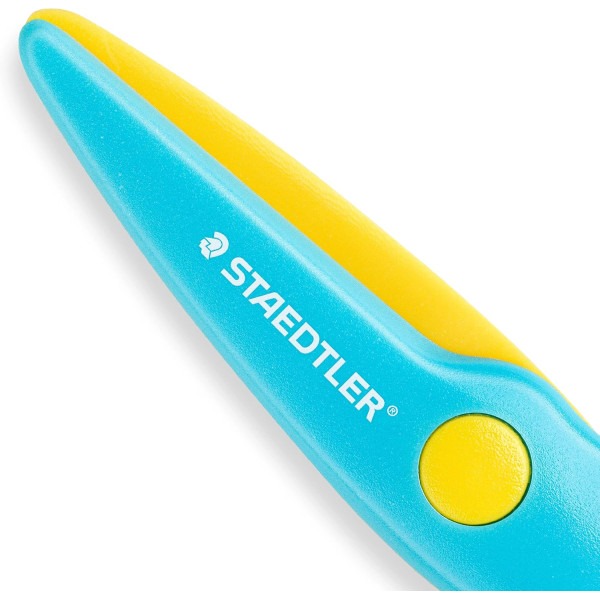 Ciseaux pour droitier - Lame de 10cm - Bouts ronds - Staedtler - Noris Junior