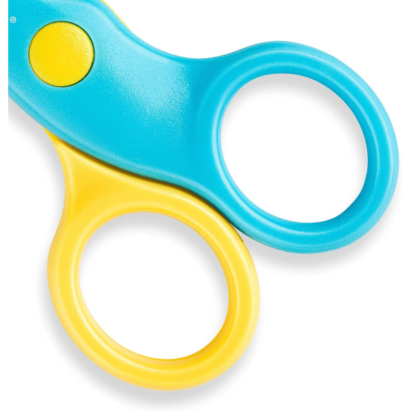 Ciseaux pour droitier - Lame de 10cm - Bouts ronds - Staedtler - Noris Junior