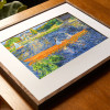Kit point de croix - Canevas - La yole de Renoir - 30x23cm - DMC - Toile, fils et aiguille