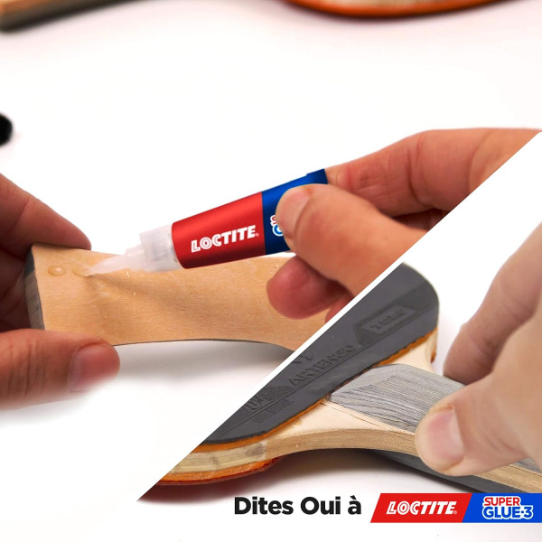Lot de 3 super glue-3 - Liquide - 3x1g - Loctite