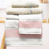 Serviette de toilette - Blanc - 50x100 cm - A broder et personnaliser - DMC