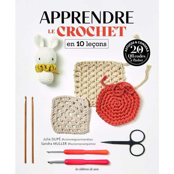 photo-Livre - Apprendre le crochet en 10 leçons - Astuces et conseils - Débutant