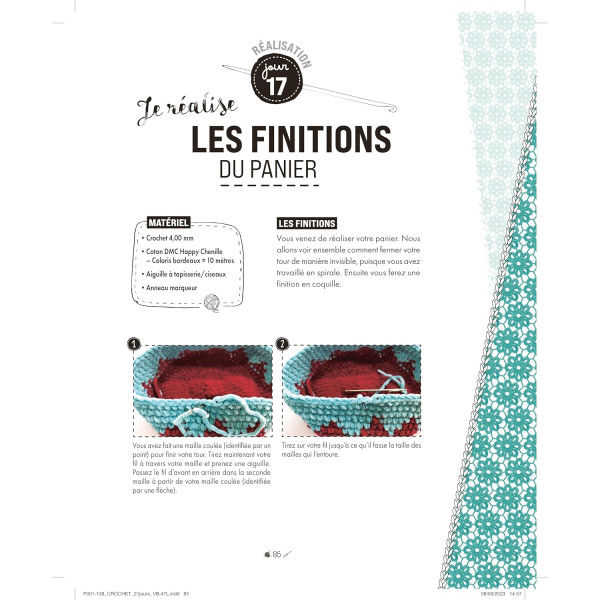 Livre - 21 jours pour apprendre le crochet - Programmes + modèles - DMC