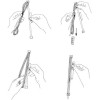 Lot de 10 archets - Echevettes de fils - Rangement - DMC