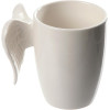 Mug - Tasse - Avec anse en forme d'ailes d'ange - Blanc - Céramique - Idées cadeaux