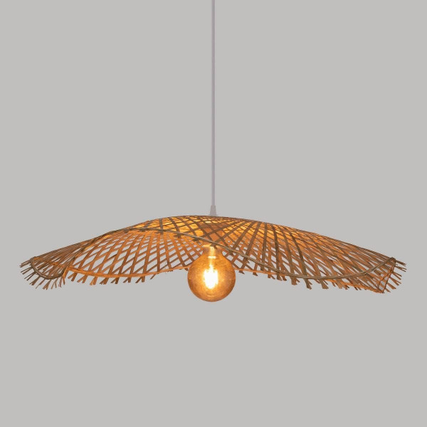 Abat-jour - Suspension - Bambou - 75cm de diamètre - Déco - Salon