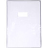 photo - Protège cahier - A4 - 21x29,7cm - Transparent - Avec porte étiquette
