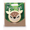 photo-Kit créatif - Punch needle - Biche - 15cm diamètre - Accessoires inclus - Graine créative