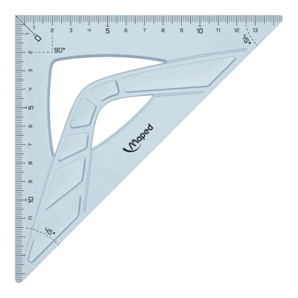 Set de traçage - Règle - Rapporteur - 2 équerres - Maped - Geometric