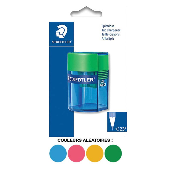 Taille-crayon - 1 trou - Avec réservoir - Plastique - Staedtler
