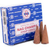 Cônes d'encens à brûler - Naturel - 4 boîtes de 10 - Satya Sai Baba Nag Champa
