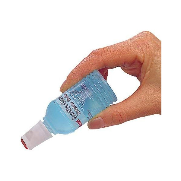 Colle liquide - Incolore - Avec applicateur caoutchouc - Flacon 55ml - Pentel