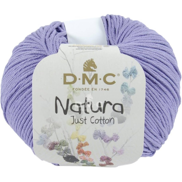 photo-Pelote - 100% coton - Glicine - N30 - DMC - Natura Just Cotton - Tricot - Crochet