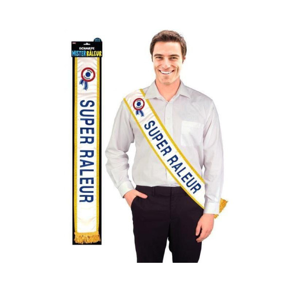 photo-Echarpe - Super râleur - Déguisement - Fête - Anniversaire
