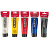 Set peinture acrylique de 5 tubes - Pour mélange - Amsterdam