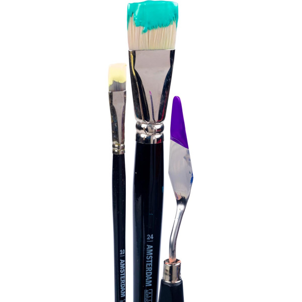 Set peinture acrylique de 18 tubes - Amsterdam