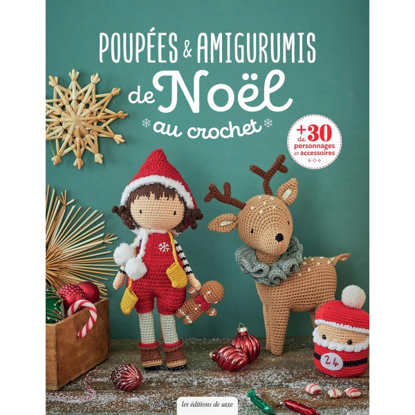photo - Livre - Poupées et amigurumis de noël au crochet - 30 personnages et accessoires