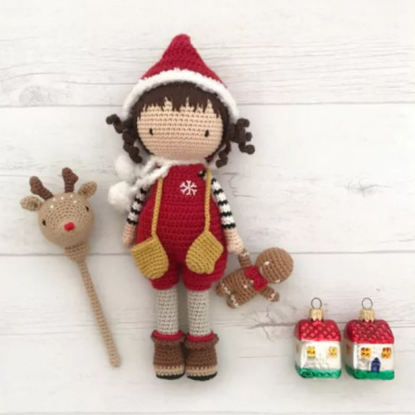 Livre - Poupées et amigurumis de noël au crochet - 30 personnages et accessoires
