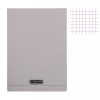 photo - Cahier - A4 (21x29,7cm) - Petits carreaux - 96 pages - Polypro - Gris