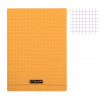 photo - Cahier - A4 (21x29,7cm) - Petits carreaux - 96 pages - Polypro - Orange