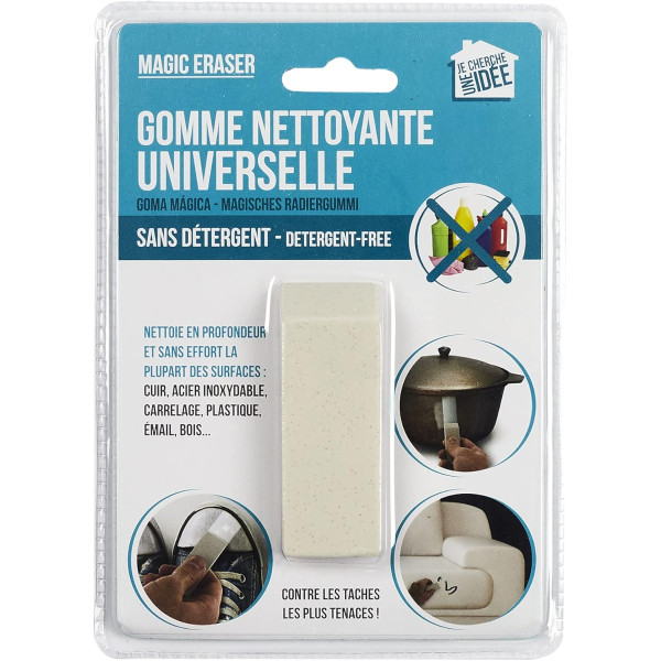 photo-Gomme magique - Nettoyante universelle - Sans détergent - Toute surface
