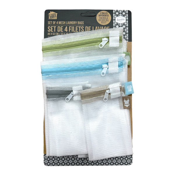 photo-Filets de lavage - Pour vêtements délicats - Lavage en machine - 4 modèles
