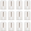 Crochets adhésifs pour tringle à rideaux - 12 pièces - Rideaux - Voilages
