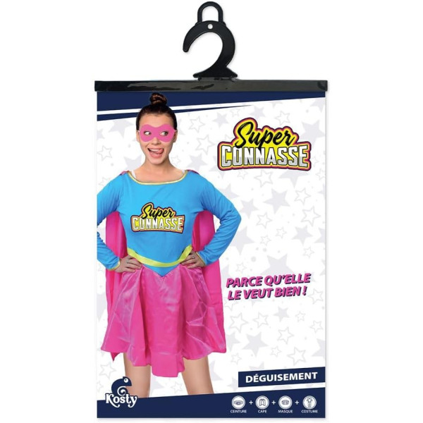 Déguisement - Costume - Super connasse - Humour - Fête - EVJF - Taille unique