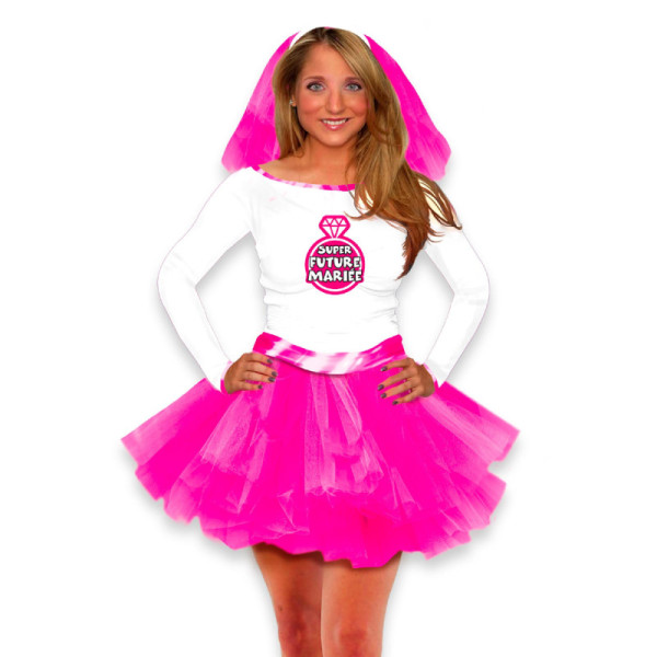 photo - Déguisement - Costume - Future mariée - Fête - EVJF - Taille unique