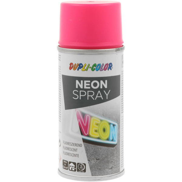 Bombe de peinture - Effet néon - Rose fluo - Tous supports - Loisirs créatifs - Bricolage - Dupli-Color - 150ml