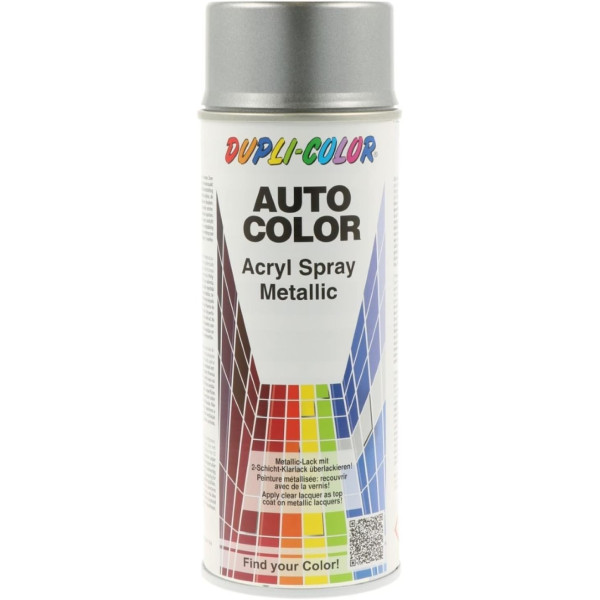 photo - Bombe de peinture acrylique métallisée - Argent - 10-0230 - Duplicolor - 400 ml