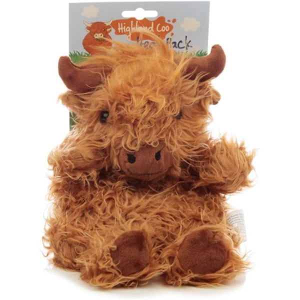 photo - Bouillote - Peluche - Vache - Enfant - Se réchauffe au micro-ondes - Cocooning