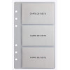Recharge Exatime 17 - Pochettes cartes de visite - Lot de 5 - Exacompta - 18208E
