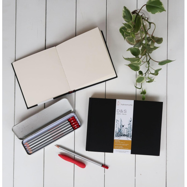Livre à croquis - 30 feuilles - 140g/m² - Portrait - A5 - Hahnemühle - D&S