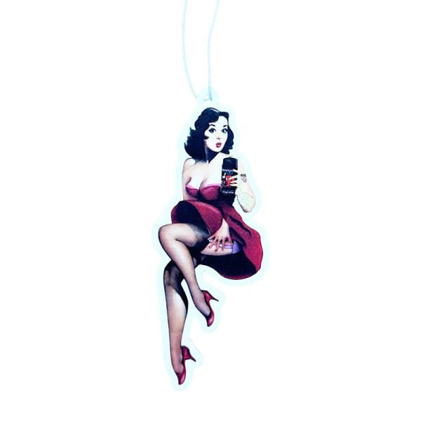 photo-Désodorisant pour voiture - Pin Up vintage - Parfum frais - A suspendre - Vulcanet