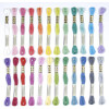 Fils de laine - 48 échevettes - Fil mouliné - DMC - Couleurs vitamines - Broderie - Point de croix