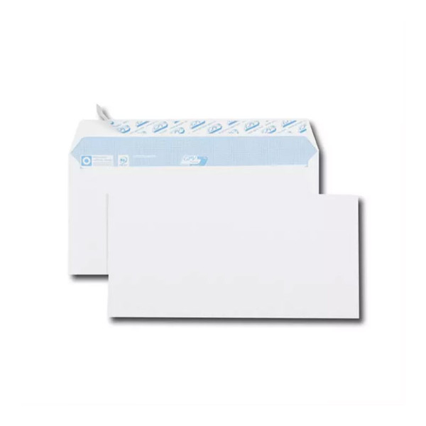 Enveloppes - Blanche - 110x220mm - Auto adhésive - Paquet de 25 - GPV