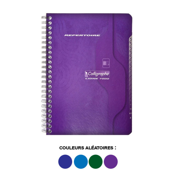 Carnet - Répertoire - A5 - 14,8x21cm - Petits carreaux - 100 pages - Spirales - Clairefontaine