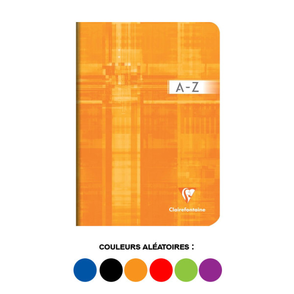 Carnet - Répertoire - A5 - 14,8x21cm - Lignes - 96 pages - Clairefontaine