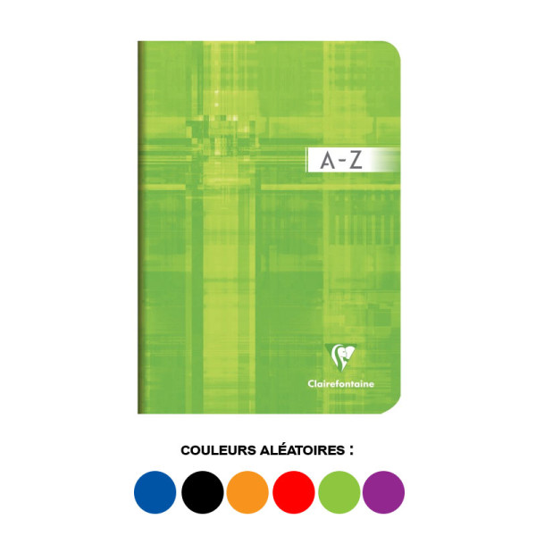 Carnet - Répertoire - A5 - 14,8x21cm - Lignes - 96 pages - Clairefontaine