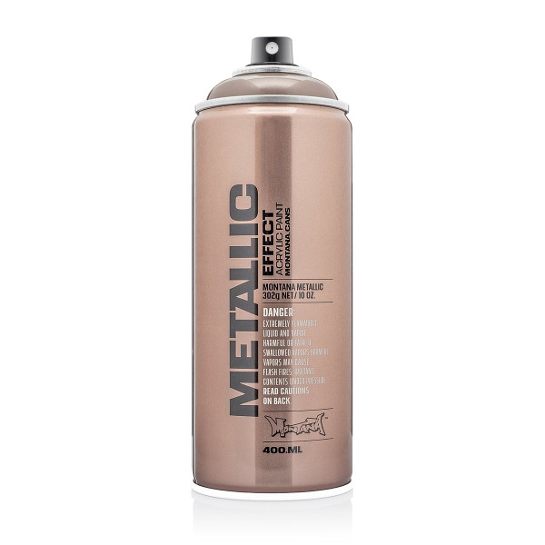 photo-Bombe de peinture - Champagne - Effet métallique - Acrylique - EMC2010 - 400ml - Montana