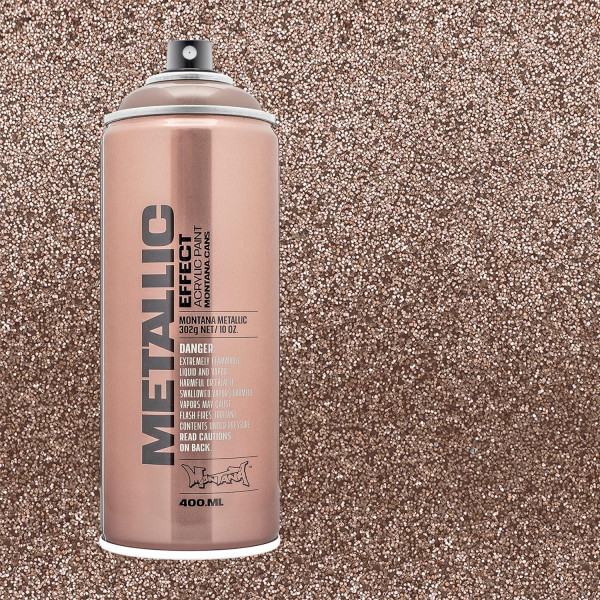 Bombe de peinture - Champagne - Effet métallique - Acrylique - EMC2010 - 400ml - Montana Cans