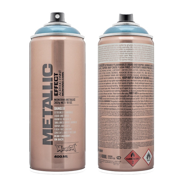Bombe de peinture - Tennesse - Effet métallique - Acrylique - EMC6210 - 400ml - Montana Cans