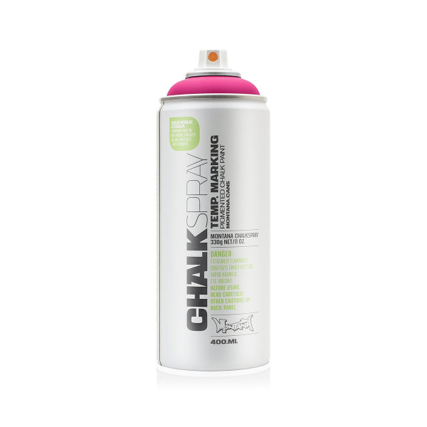 photo - Bombe de peinture - Marquage craie - Effaçable - Pink - CH4050 - 400ml - Montana Cans Chalk