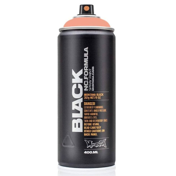 photo-Bombe de peinture - Snail - BLK-400-8220 - Montana Cans Black - 400ml - Graffiti