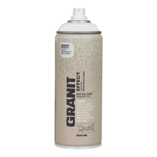 photo - Bombe de peinture - Light grey - Effet granit - EG7000 - 400ml - Montana Cans Effect