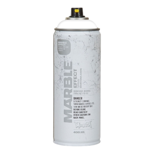 photo - Bombe de peinture - White - Effet marbre - EM9100 - 400ml - Montana Cans Effect